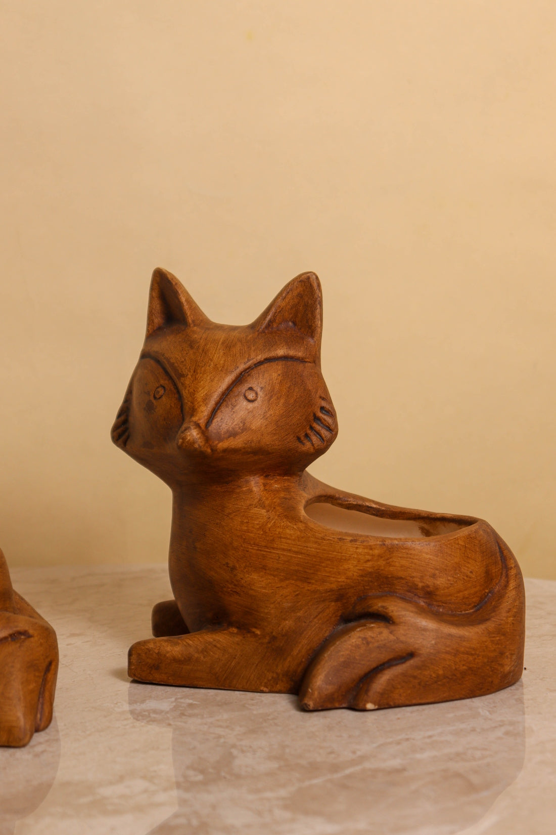 Antique Fox Pot (set of 2)