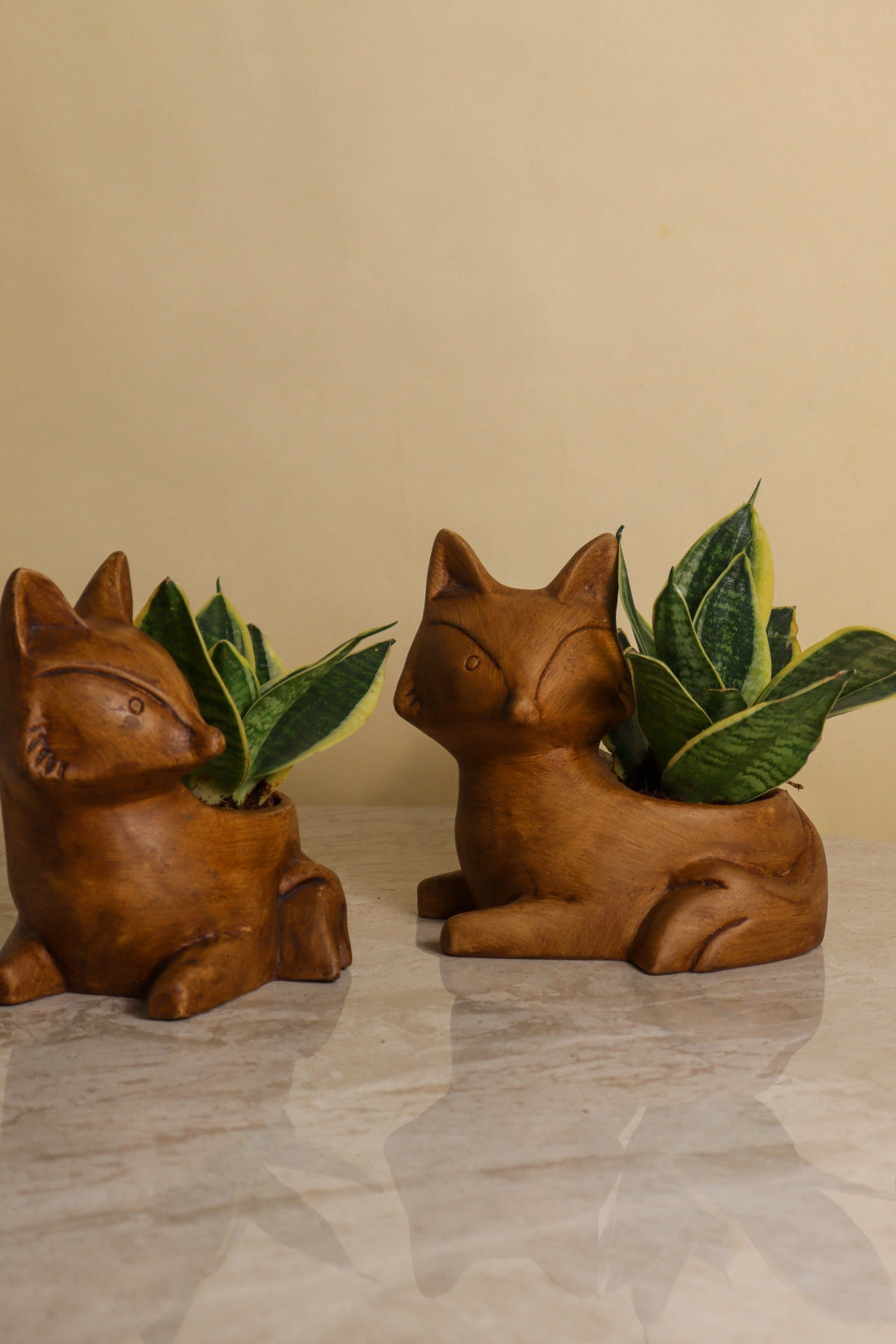 Antique Fox Pot (set of 2)